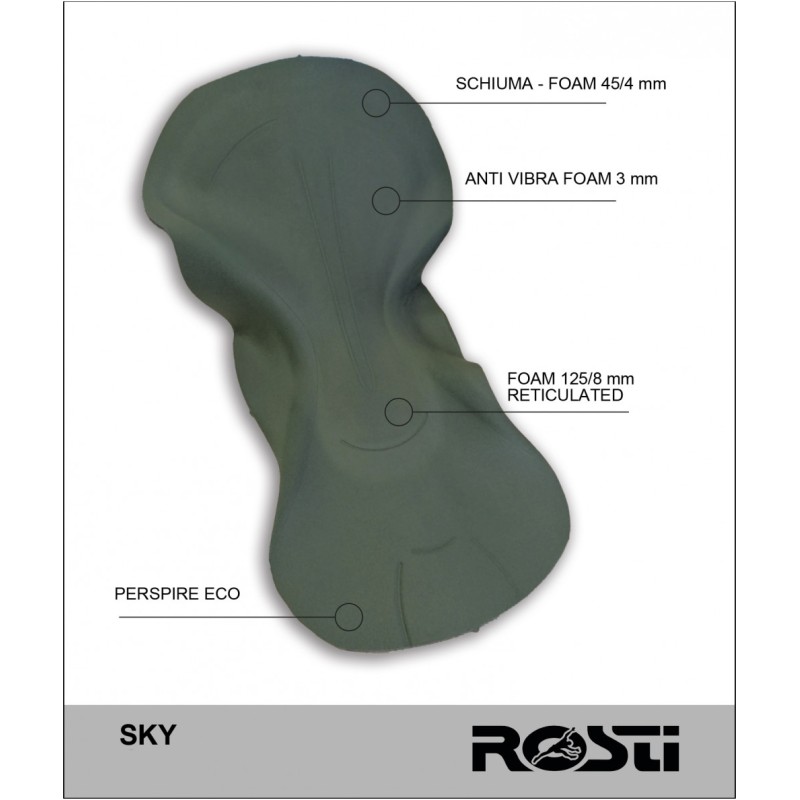 Truck Plain Summer Bib Shorts - Brown | Rosti