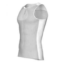 Buccia Sleeveless Vest - White - Taglia | Rosti