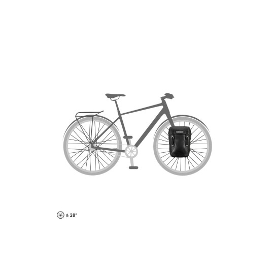 Krepšių komplektas Ortlieb Sport-Packer Black Sport-Packer Black