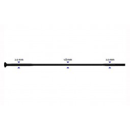 Stipinas 2-1.8-2 x 293 mm Sapim Race Straight