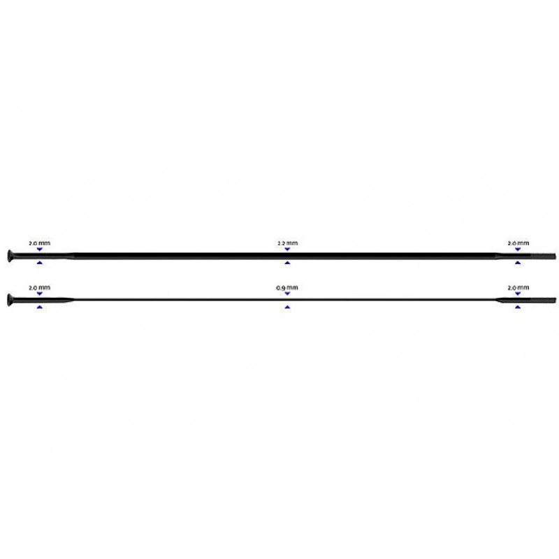 Stipinas 2-2.3-0.9-2 x 294 mm Sapim CX-Ray J-Bend
